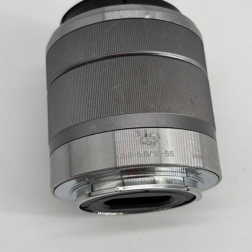 Sony E 18-55mm f/3.5-5.6 OSS Lens Silver SEL1855 E-Mount Mirrorless Zoom